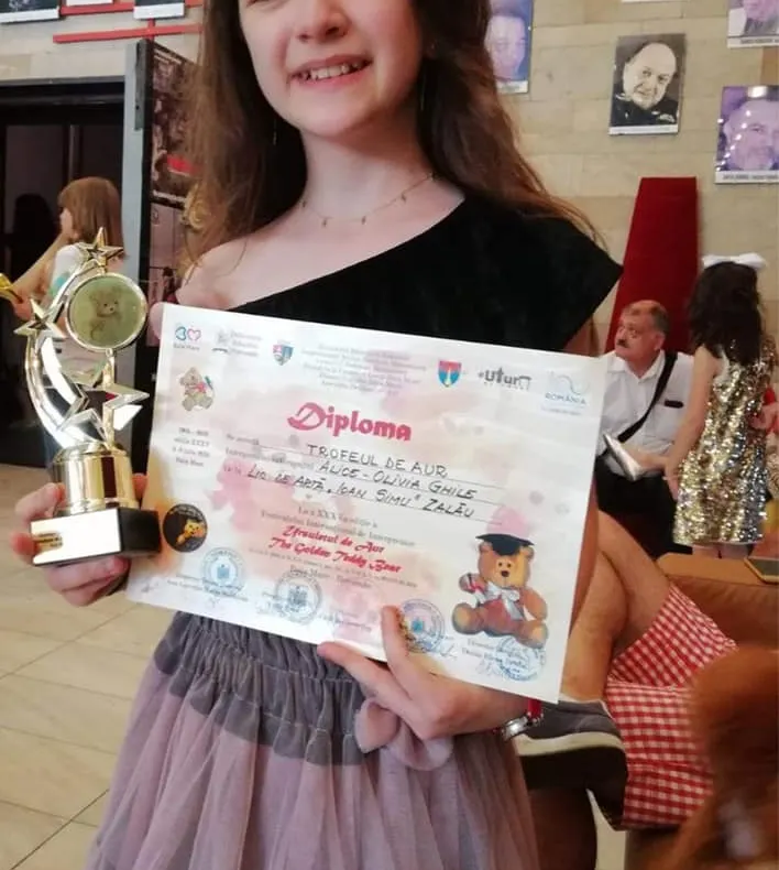 Alice Ghile , “Trofeul de aur” – la Festivalul “Ursulețul de Aur”