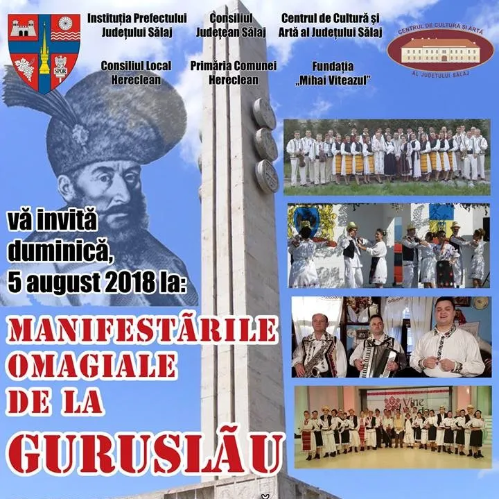 La finalul săptămânii: Manifestări omagiale la Guruslău