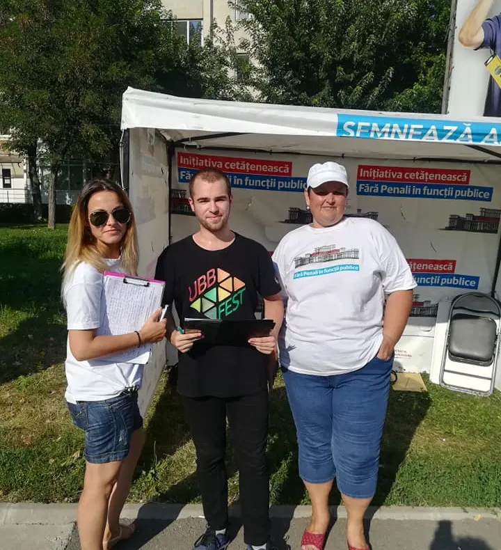 Astăzi, 20 august,  este  ultima zi în care sălăjenii pot semna pentru iniţiativa USR ''Fără penali în funcţii publice!''