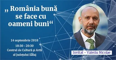''România bună se face cu oameni buni''. Invitație la dialog cu Valeriu Nicolae