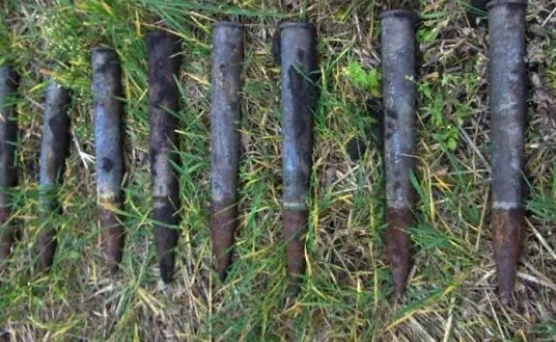 În curtea unei gospodării din Jac - elemente de muniţie neexplodate