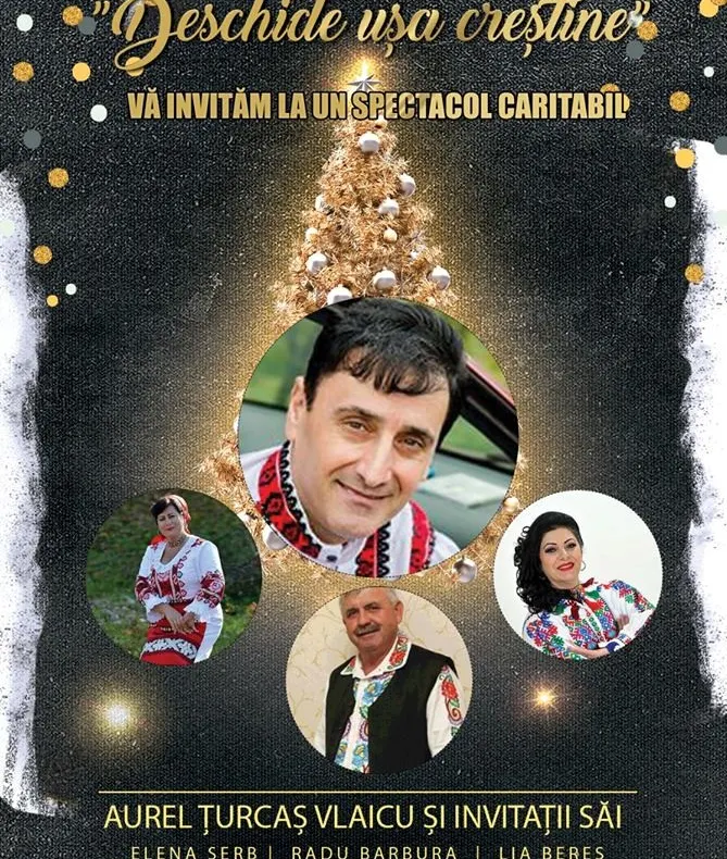 Spectacol caritabil la Valcău de Jos. Un artist, victima unui accident rutier, ajutat de comunitate