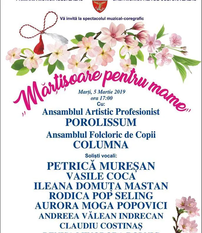 ''Mărțișoare pentru mame'' - spectacol muzical-coregrafic