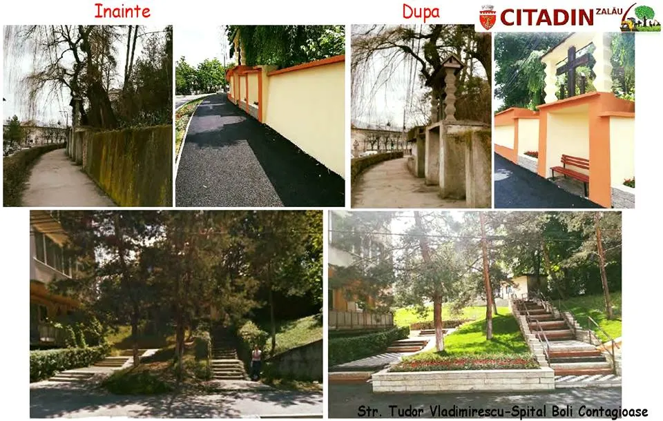 Municipalitatea informează despre o lucrare care a contribuit  ''la modernizare și un aspect mai frumos al orașului''. Investiţia, cu bani de la buget
