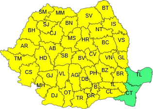 O nouă avertizare meteo! Fenomene vizate: manifestări de instabilitate atmosferică