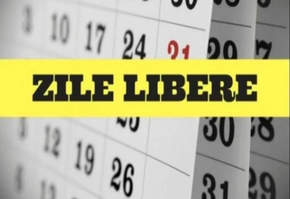 Zile libere de Crăciun și Revelion