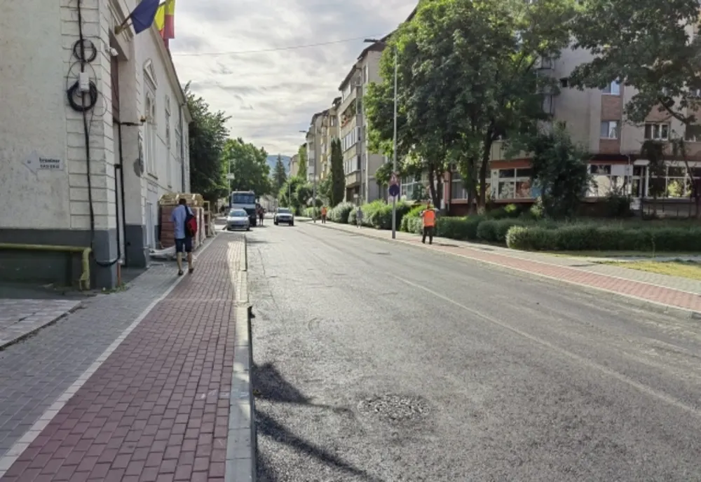 Circulația rutieră a revenit la normal pe strada Corneliu Coposu din Zalău