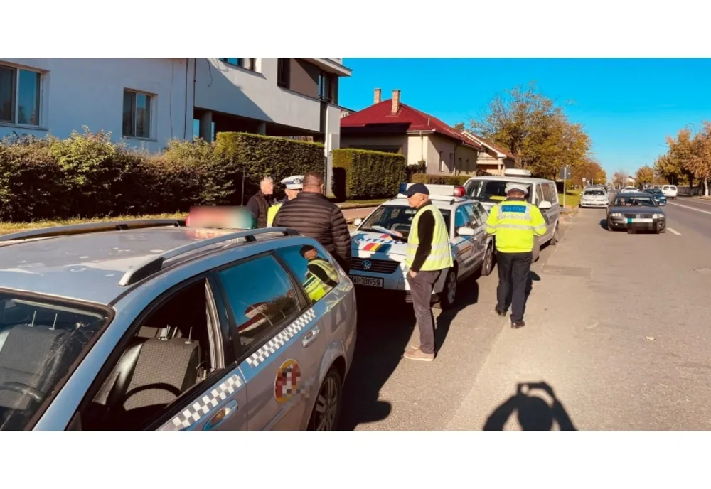 38 de taximetrişti din Zalău au fost amendaţi