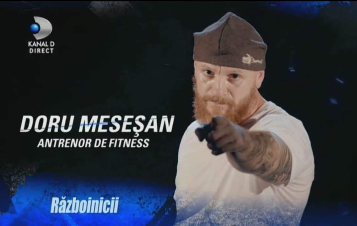 Doru Meseşan - sălăjeanul din echipa Războinicilor din sezonul al doilea de Exatlon