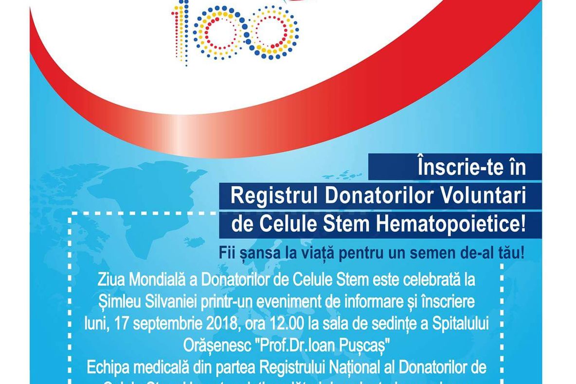 Ziua Mondială a Donatorilor de Celule Stem, marcată la Şimleu Silvaniei