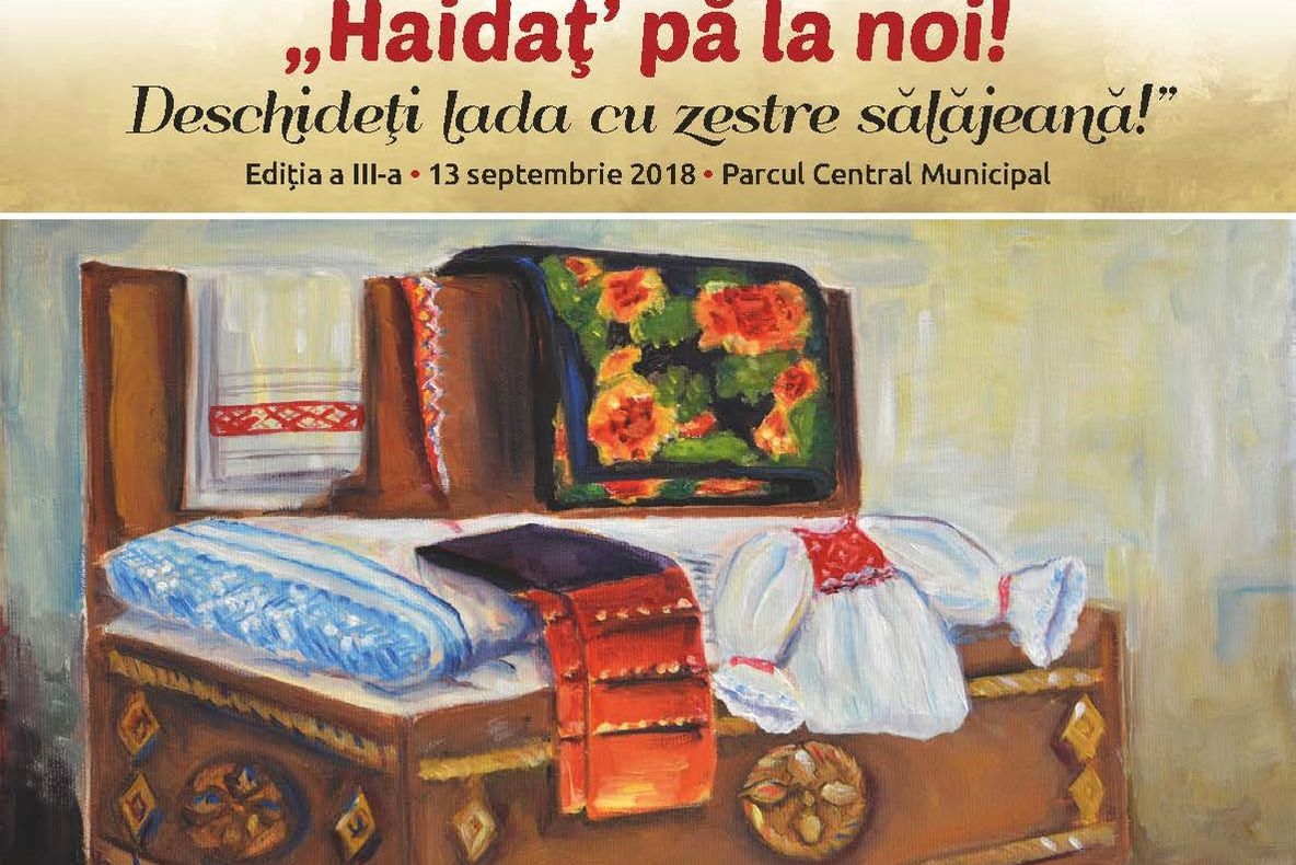 ”Haidaț’ pă la noi și deschideți lada cu zestre sălăjeană!”. Expoziții cu obiecte tradiționale și degustare de produse din gastronomia tradițională sălăjeană în Parcul central