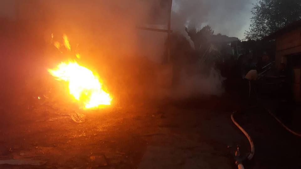 Peste 130 de tone de plante furajere, făcute scrum într-un incendiu