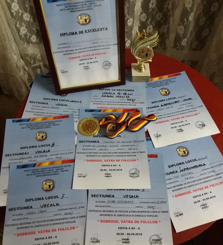 Festivalul național de folclor de la Mangalia: premii pentru ansamblurile ''Meseșul Junior'' și ''Bujorii Cehului''