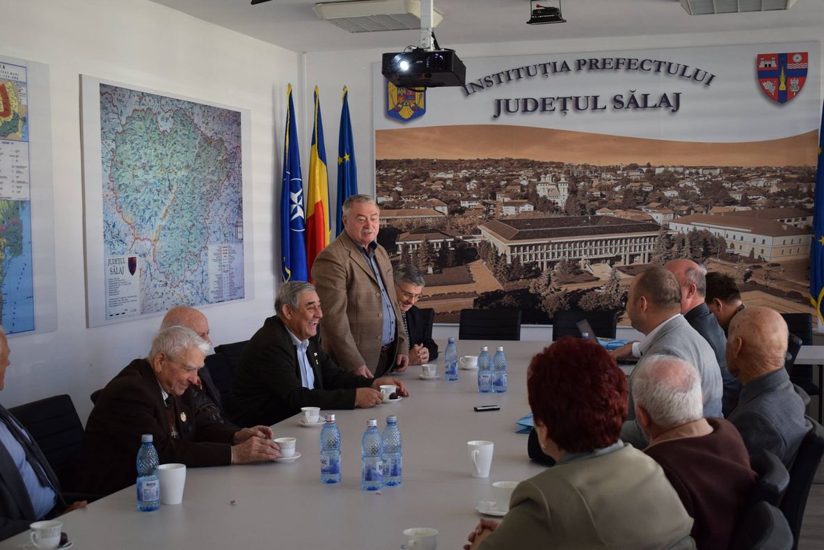 Veterani din Transilvania, în vizită la Prefectura Sălaj