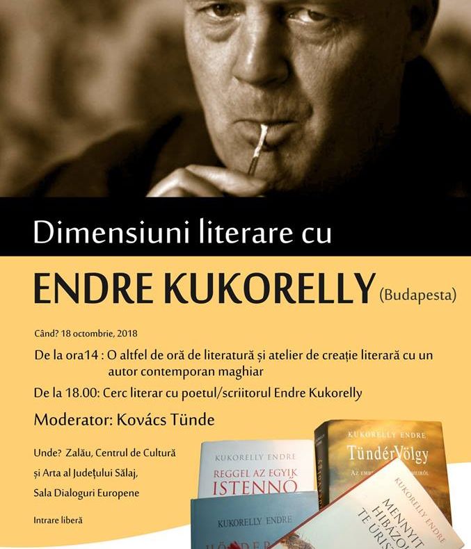 La Centrul de Cultură și Artă: o altfel de oră de literatură cu scriitorul Endre Kukorelly