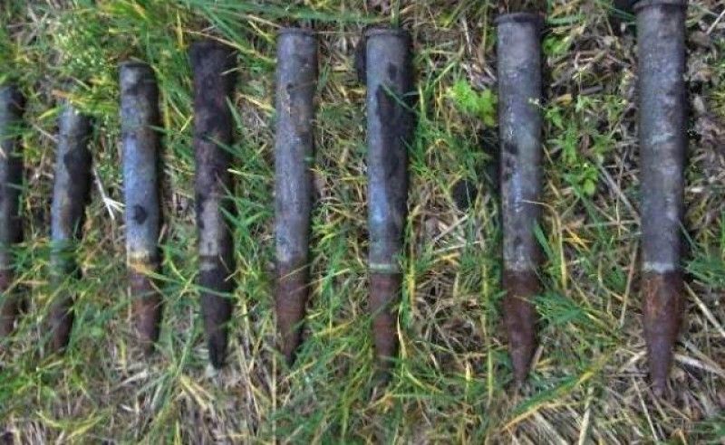În curtea unei gospodării din Jac - elemente de muniţie neexplodate