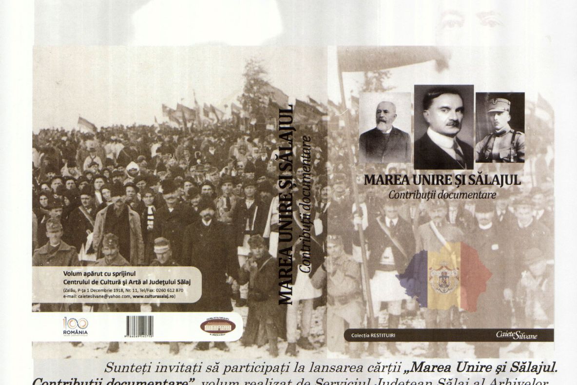 Lansare de carte la Centrul de Cultură și Artă: „Marea Unire și Sălajul. Contribuții documentare”