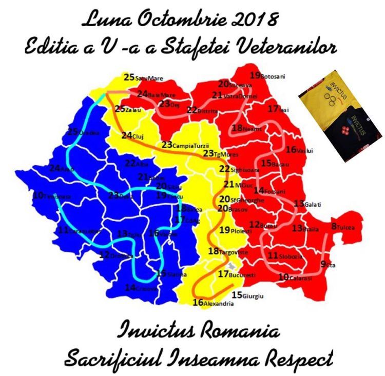 "Ştafeta Veteranilor" ajunge astăzi la Zalău