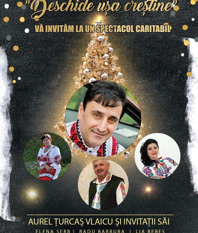 Spectacol caritabil la Valcău de Jos. Un artist, victima unui accident rutier, ajutat de comunitate