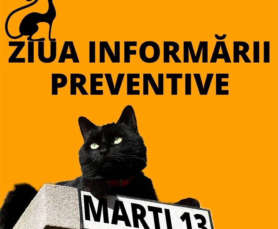 Marți 13 - ''Ziua Informării Preventive''. Pompierii dau sfaturi anti-ghinion