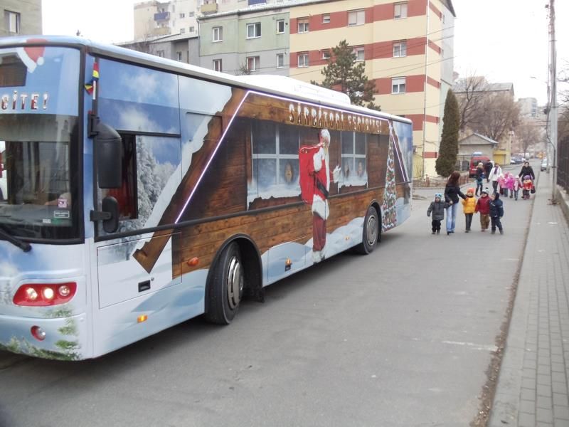 De Crăciun, se modifică mersul autobuzelor