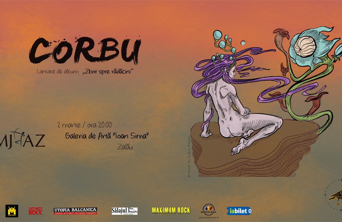 La Galeria de Artă ‘’Ioan Sima’’: ''Corbu'' îşi lansează albumul ''Zbor spre Rădăcini''