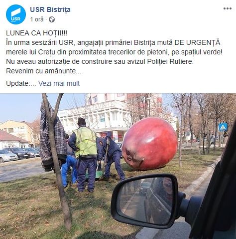 USR Nușfalău, proiecte pentru siguranța traficului în comună