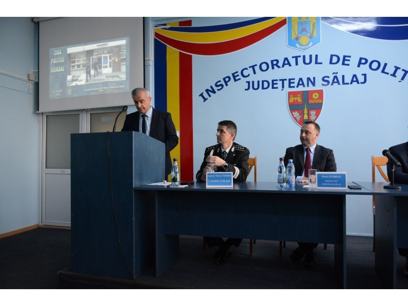 Ziua Poliției, în Sălaj: Avansări în grad și multe diplome pentru polițiștii merituoși