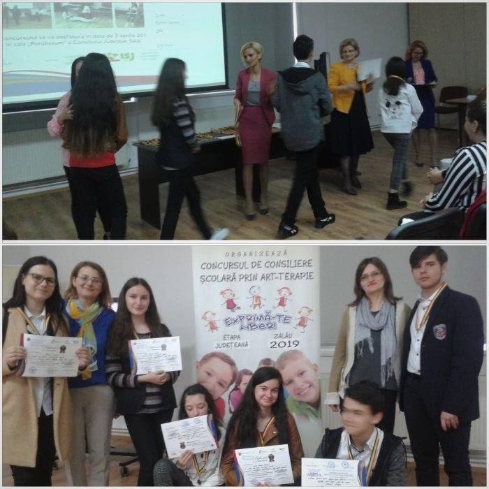 S-au desemnat câștigătorii Concursului Național de Consiliere Școlară prin Artterapie - „Exprimă-te liber!”, faza județeană