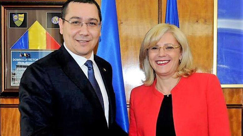 Victor Ponta și Corina Crețu, la Zalău. Dialog cu publicul pe tema absorbției fondurilor europene