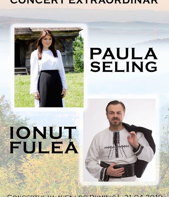 La Şimleu: concert de pricesne susţinut Paula Seling şi Ionuţ Fulea