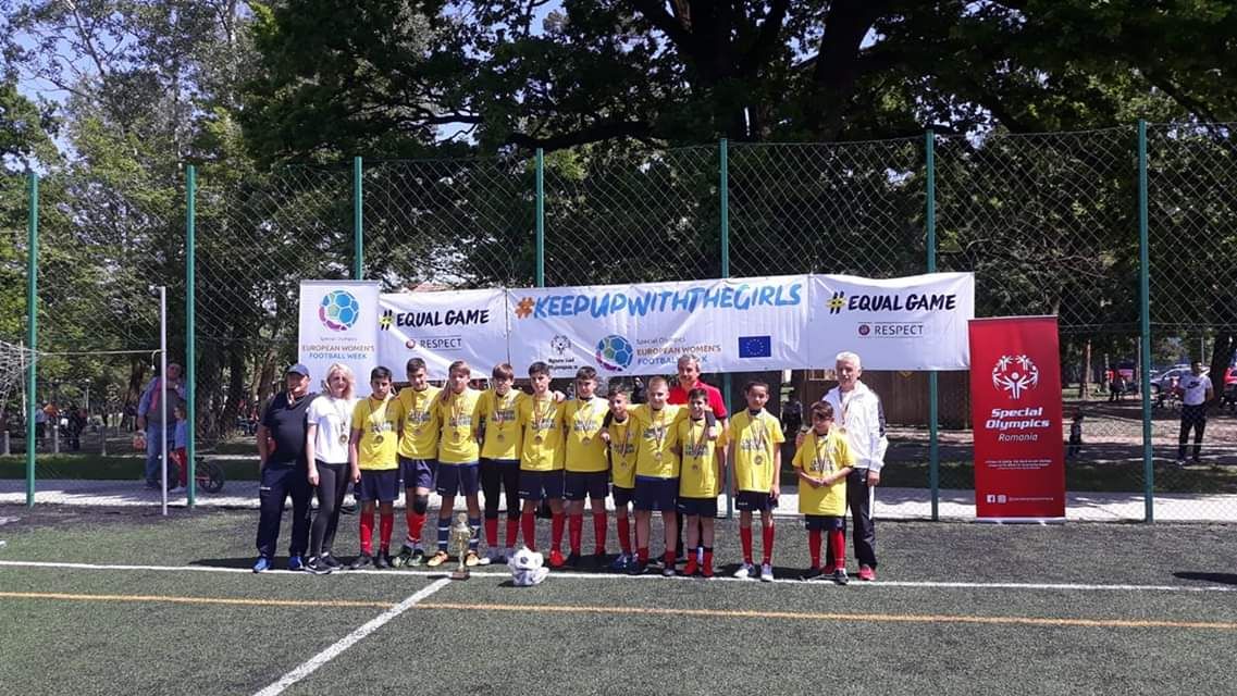 Elevii de CSEI Șimleu Silvaniei, campioni naționali la fotbal unificat