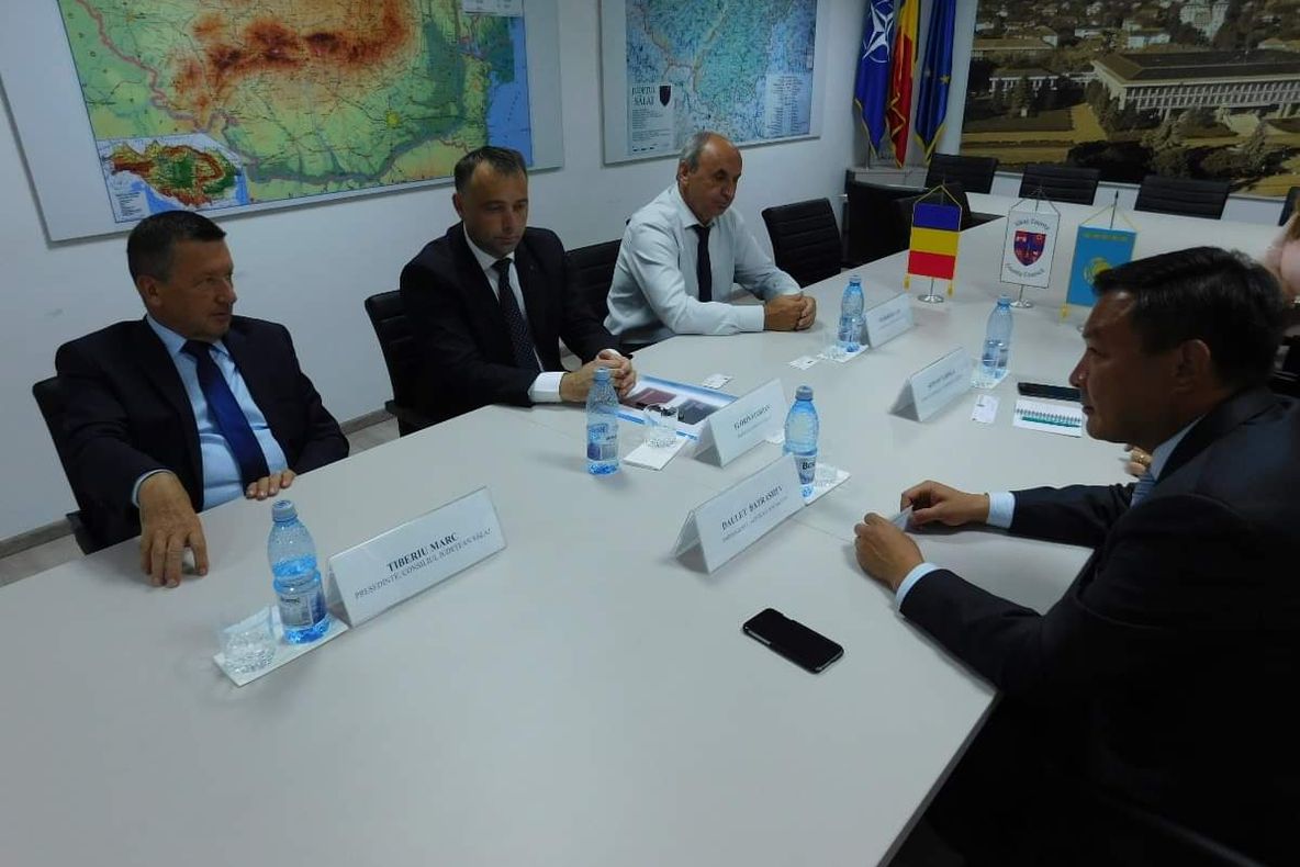 Ambasadorul Republicii Kazahstan în România a vizitat Sălajul