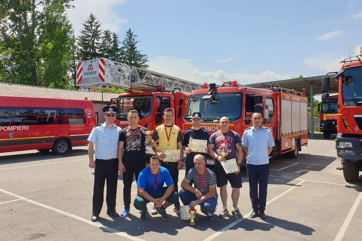 Pompierii sălăjeni - locul III la ''Competiția națională de descarcerare și acordare a primului ajutor calificat, faza a II –a''