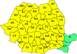 O nouă avertizare meteo! Fenomene vizate: manifestări de instabilitate atmosferică