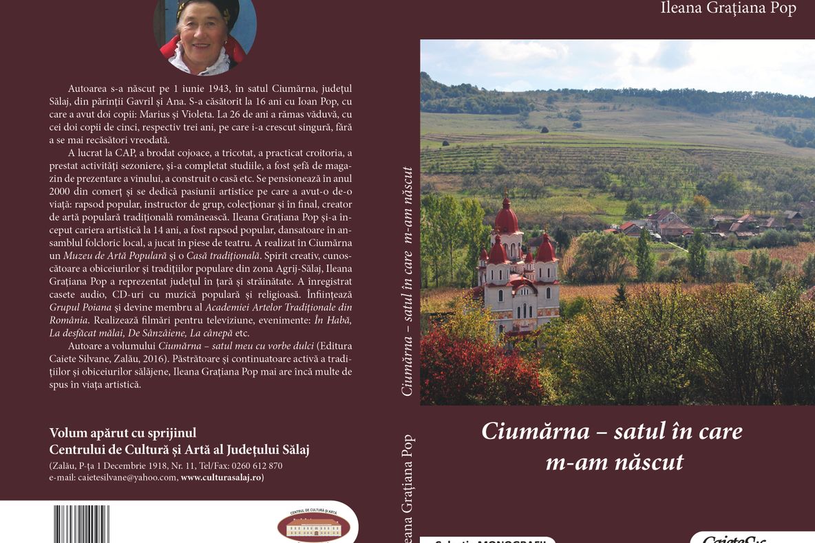 Două noi monografii la Editura ''Caiete Silvane''. Autori: Ileana Grațiana Pop şi Angela Maxim