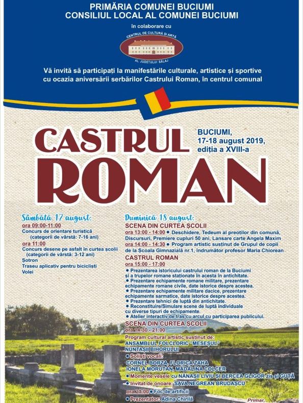 La Buciumi, încep Serbările Castrului Roman ediţia a XVIII-a