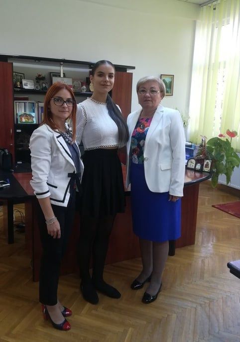 Elevă a Liceului Pedagogic „Gheorghe Șincai” Zalău - „Inspector pentru o zi”