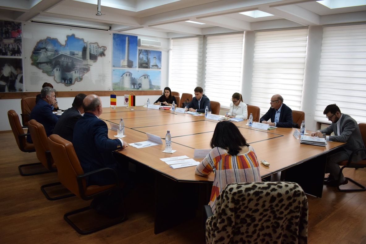 Întâlnire româno-germană la sediul CJ Sălaj