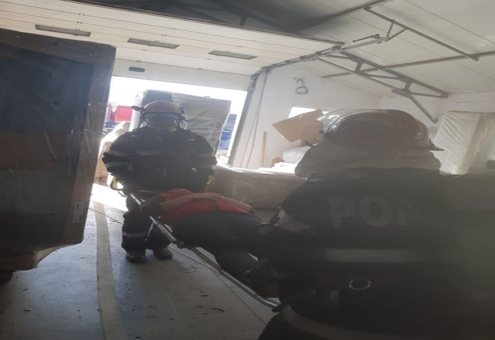 Simulare de incendiu la sediul unui operator economic din Hida