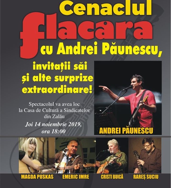  Spectacol de muzică folk – Cenaclul Flacăra cu Andrei Păunescu