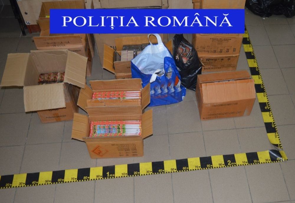 Peste 50.000 de articole pirotehnice, indisponibilizate de polițiștii sălăjeni