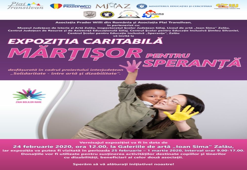 La Galeria de Artă ''Ioan Sima'', expoziție caritabilă ''Mărțișor pentru speranță''