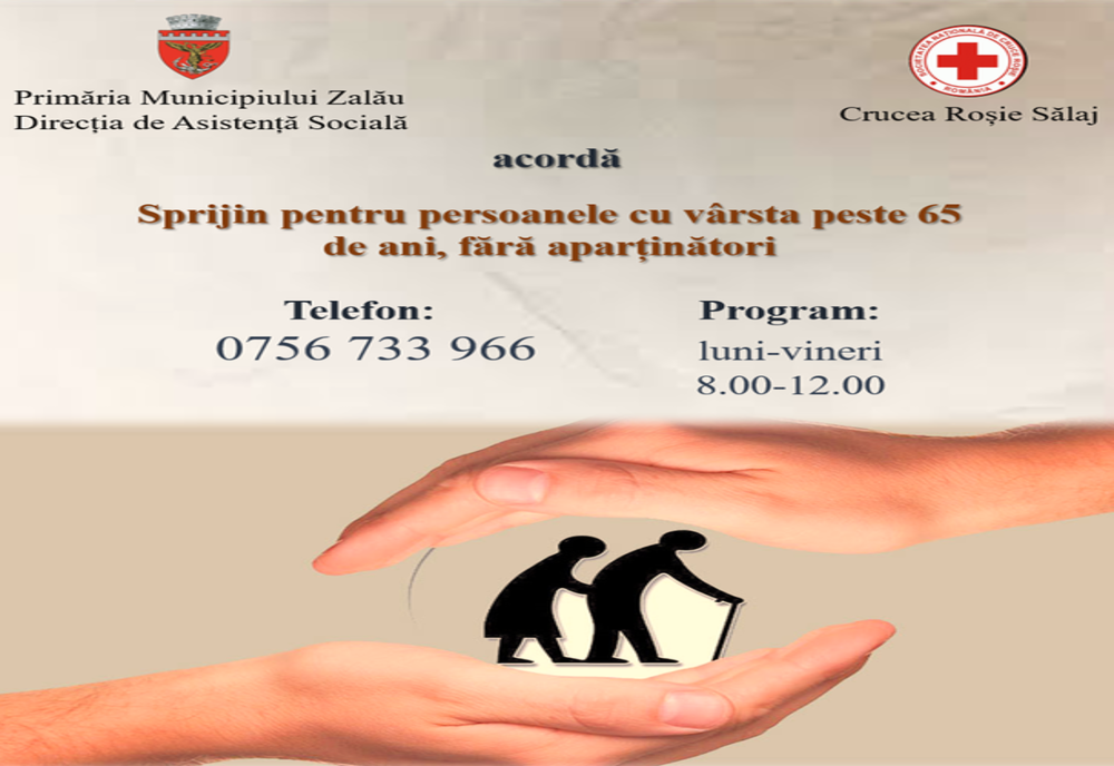 Pe timp de pandemie, sprijin pentru persoanele vârstnice din Zalău