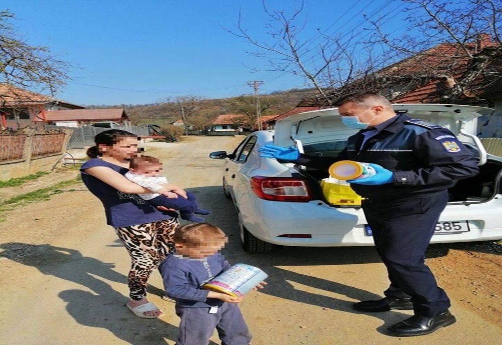 O familie din județul Sălaj, vizitată de polițiști 