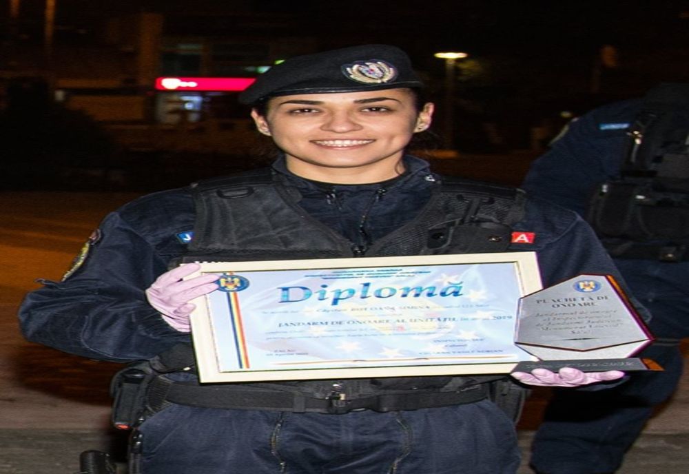 S-a desemnat jandarmul de Onoare al Inspectoratului de Jandarmi  Sălaj: Oana But