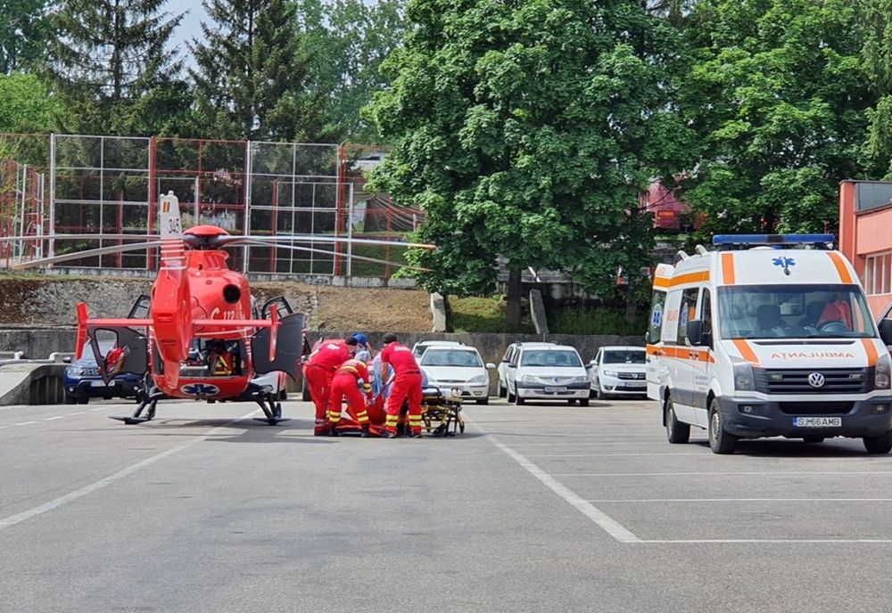 Elicopterul SMURD,, solicitat la Centrul Social din Românași