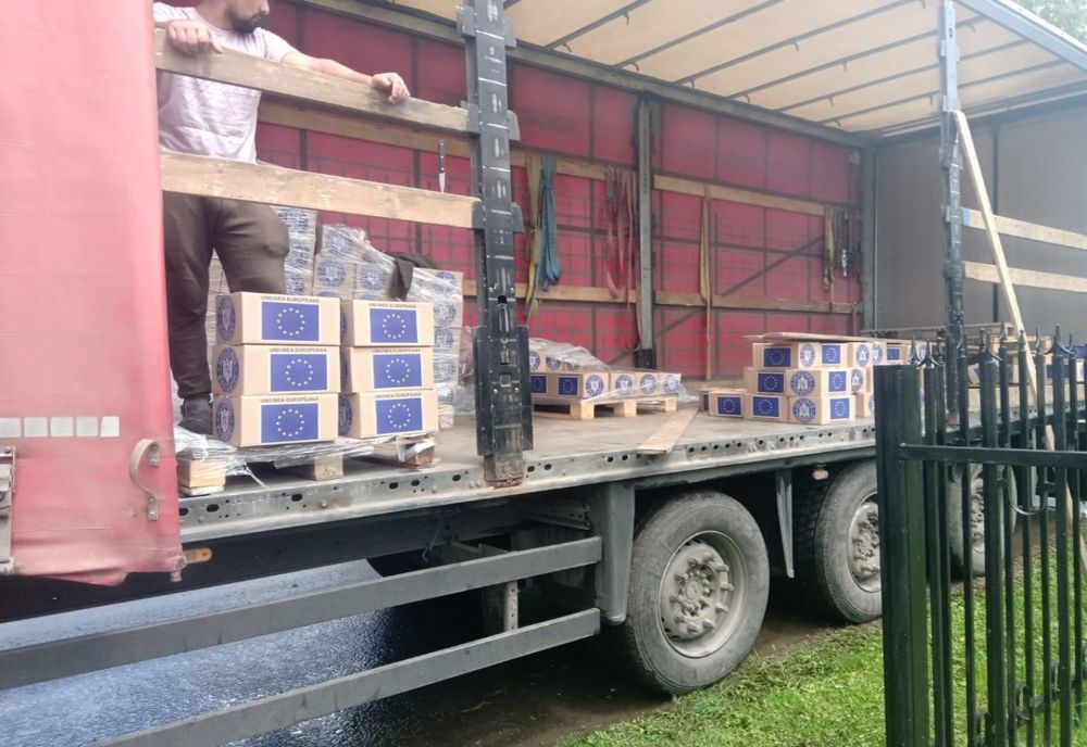 Pachete cu produse de igienă personală pentru persoanele defavorizate din Sălaj 