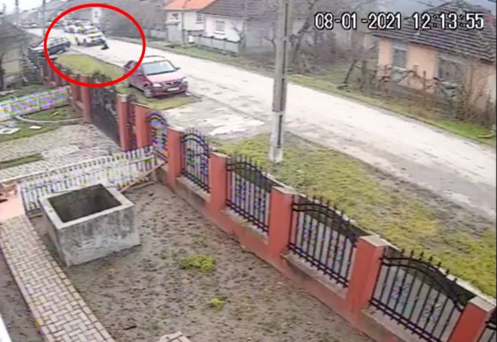 FOTO/VIDEO: Câine, călcat intenționat cu mașina de un șofer, în județul Sălaj