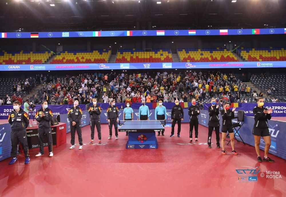 Echipa feminină a României a câștigat medalia de argint la European Table Tennis Team Championships